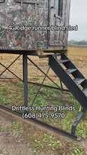 Load and play video in Gallery viewer, 4’ Ridge Runner Hunting Blind Sled
